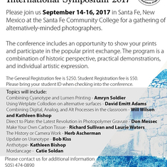 2017 Alternative Photographic International Symposium (APIS)